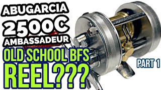😱 A 45 YEAR OLD BFS REEL that BOMBS??? ABU GARCIA 2500C First Look: Part 1
