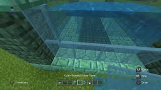 How to build a big fish tank (Minecraft)