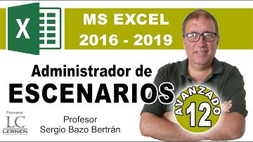Curso GRATUITO de EXCEL AVANZADO | Parte 12 | Administrador de ESCENARIOS
