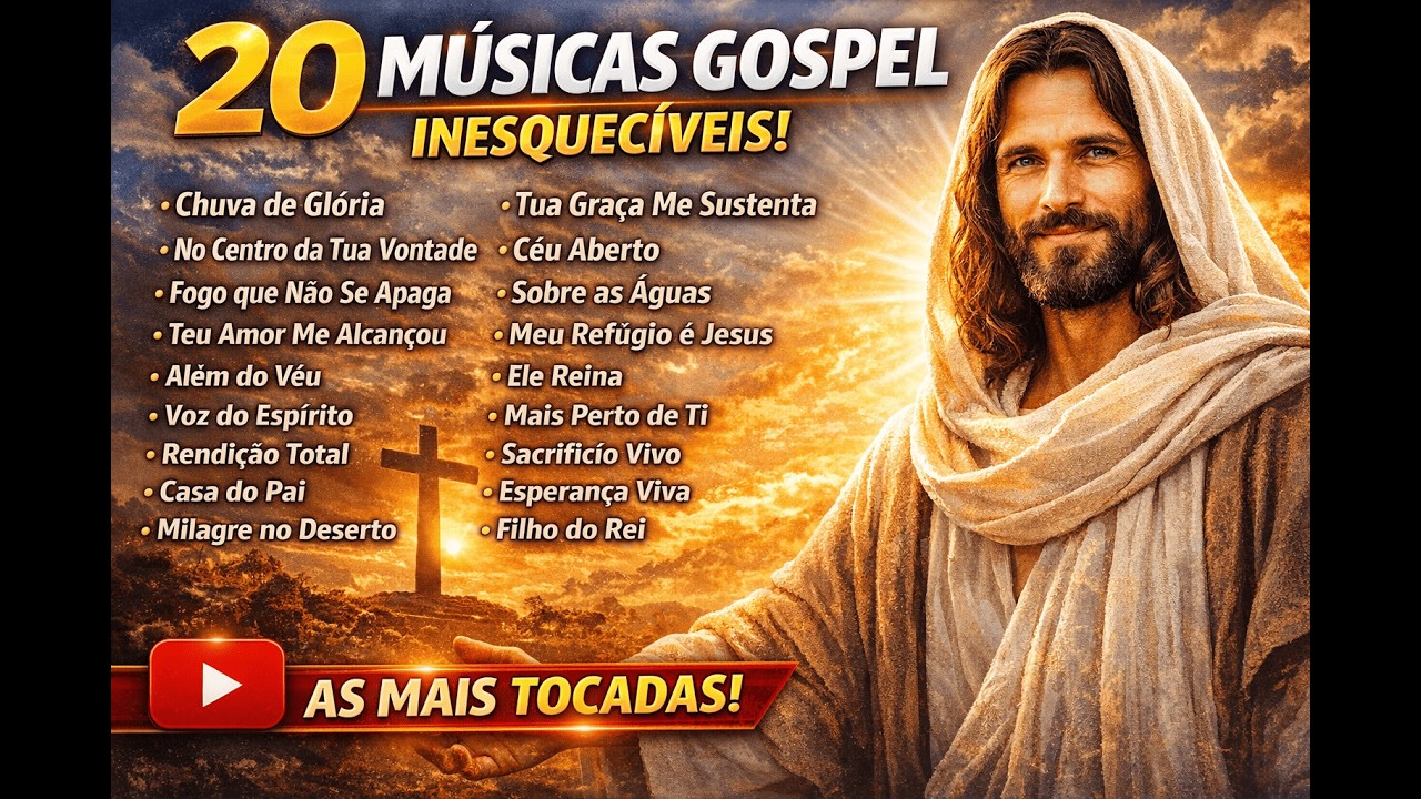 AS TOP 20 MUSICAS GOSPEL DE 2026 QUE ESTÃO IMPACTANDO VIDAS! 🔥🙌