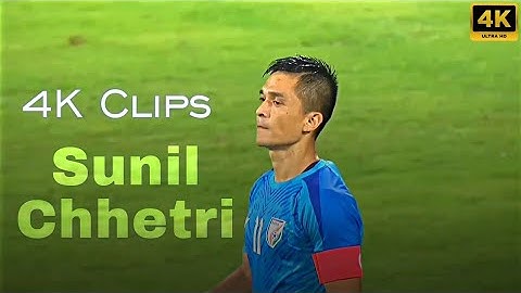 SUNIL CHETRI 4K CLIPS  || NO COPYRIGHT || WITHOUT WATERMARK || FOR EDIT @IndianFootball