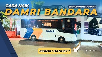 CARA NAIK BUS DAMRI DARI BANDARA SOEKARNO HATTA!!! Bandara Soetta ke Serpong