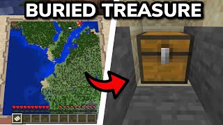 HOW TO EASILY FIND BURIED TREASURE in Minecraft Bedrock (MCPE/Xbox/PS/Switch/PC)