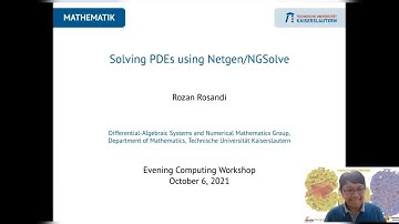 Solving PDEs using NGSolve