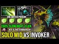 How to Solo Mid Venomancer Against Invoker 150% Slow Can't Move Skadi Right Click Dota 2
