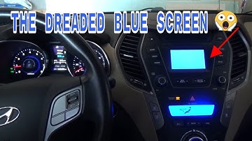 Back Up Camera Blue Screen Fix