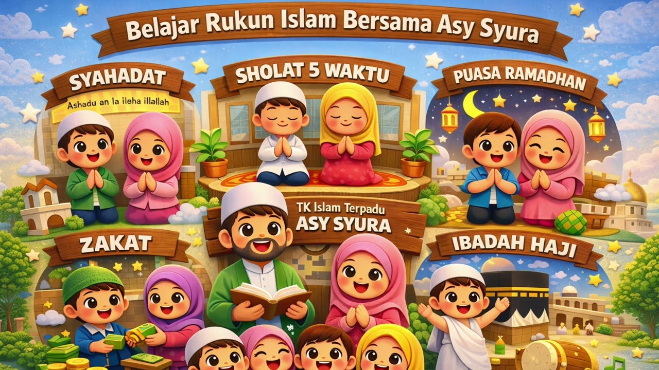 Belajar rukun islam bersama asy syura