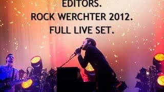 Editors Live - Full Set From Rock Werchter 2012