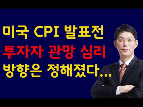 [주식]미국 CPI 발표전 투자자 관망 심리 방향은 정해졌다(20220210목)주식 주식투자 주식강의 주식공부 주식초보 주식단타 주식고수 단타매매