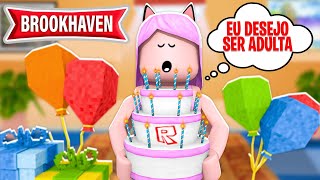 Roblox - A MENINA QUE QUERIA SER ADULTA (BROOKHAVEN)