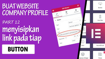 12. menyisipkan link pada setiap button di halaman website wordpress dengan elemetor