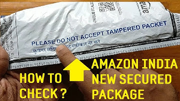 Here Is The New Secured Delivery Packaging Of Amazon India