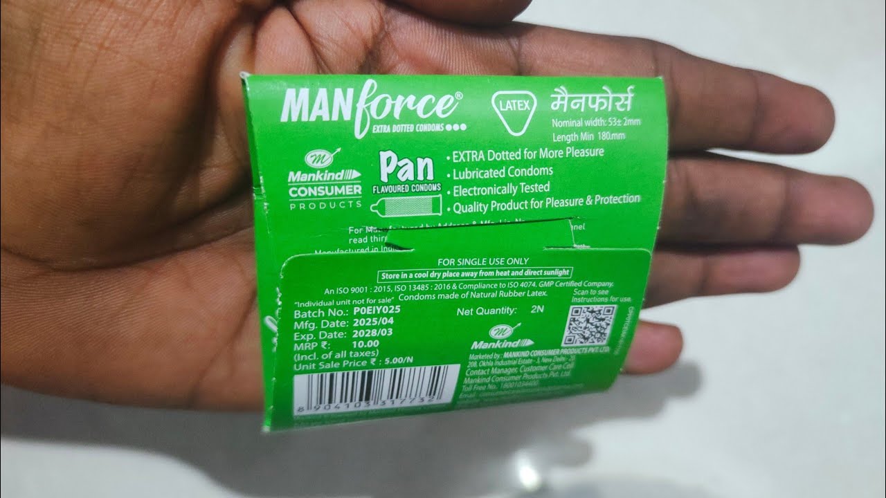 Extra Dotted Extra pleasure Manforce Paan Flavour ️ - YouTube