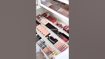 let’s organize my lipstick collection🖤part II #makeup #organization #makeupcollection #asmr #shorts