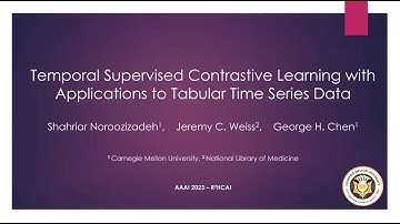Temporal Supervised Contrastive Learning with Applications to Tabular Time Series Data
