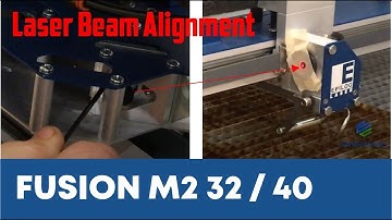 Epilog Laser Beam Alignment for Fusion & FusionM2