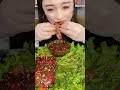 She’s Gorgeous and These Ribs Are Super Hot — Dare to Watch?#asmrfood #mukbang #BeefRibsASMR