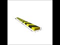 Impact Corner Protector, Black Yellow Impact Protector 1M (L) x 6cm (W) x  2cm THICKNESS