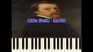 Little Waltz Cornelius Gurlitt Piano Tutorial Grade - 1 Synthesia