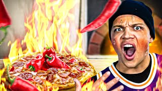 The Spice King vs. Seriously SPICY Pizza Slices of DOOM