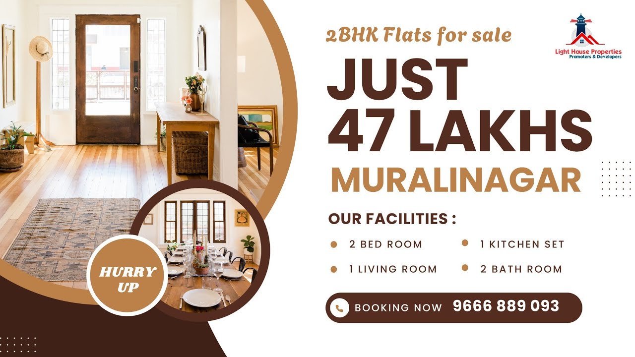 🏠 𝟐𝐁𝐇𝐊 𝐍𝐞𝐰 𝐅𝐥𝐚𝐭 𝐟𝐨𝐫 𝐒𝐚𝐥𝐞 𝐚𝐭 𝐌𝐮𝐫𝐚𝐥𝐢𝐧𝐚𝐠𝐚𝐫 – 𝐏𝐫𝐢𝐦𝐞 𝐋𝐨𝐜𝐚𝐭𝐢𝐨𝐧 💫