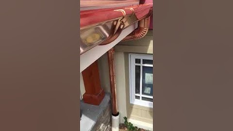 NJ Home Maintenance Services Half Round Copper Gutter Install Verona NJ 07044
