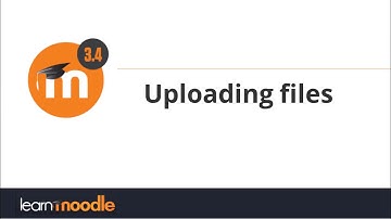 Uploading files: Moodle 3.4
