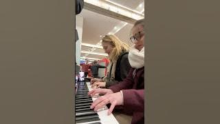 Squid game? @_symphonique_8242 😂 #piano #publicpiano #pianoduo #squidgame #dance #funny