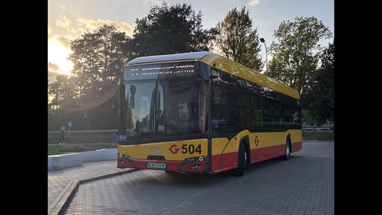 Solaris Urbino 12 electric IV #504 PKS Grodzisk Mazowiecki linia 13 kierunek Grodzisk Maz. Szpital