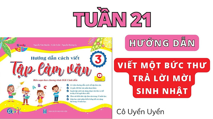 Tập làm văn lớp 3 viết thư hỏi thăm bạn