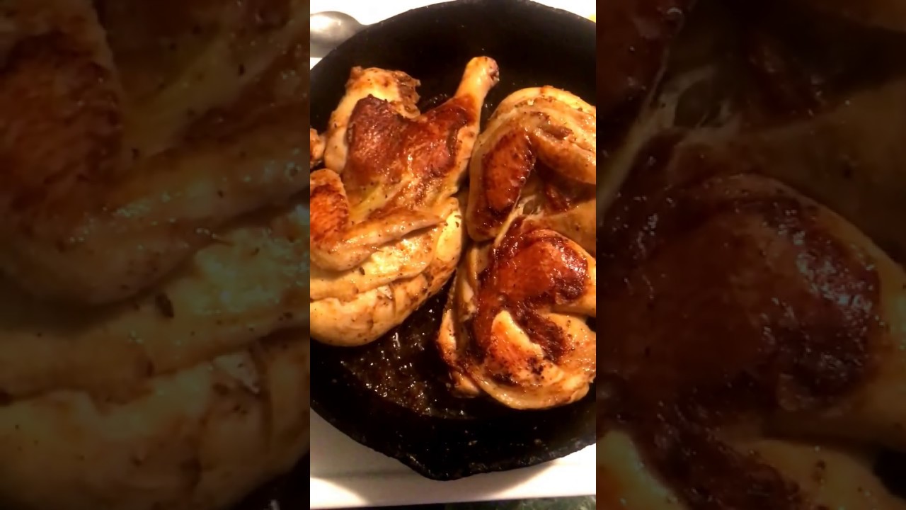 Cast Iron Rotisserie Chicken Recipe - YouTube