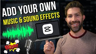 How to Add Background Music and Sound Effects to for CapCut PC | CapCut Desktop Tutorial 2023 screenshot 3