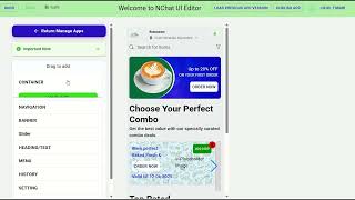 Creating Miniapp in nchat  || icafe Miniapp nchat