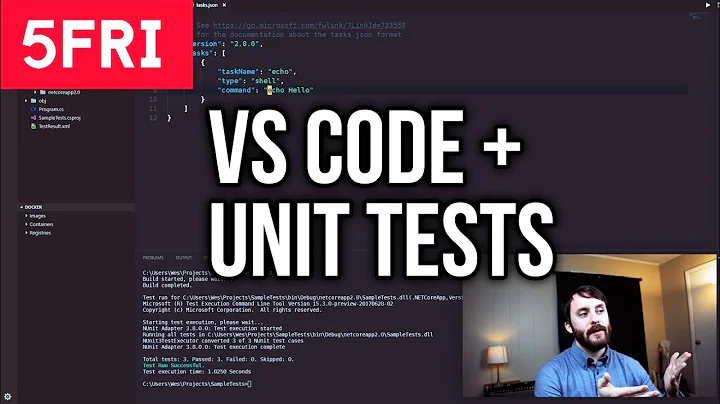 Running Unit Tests in VS Code for .NET Core 2.0