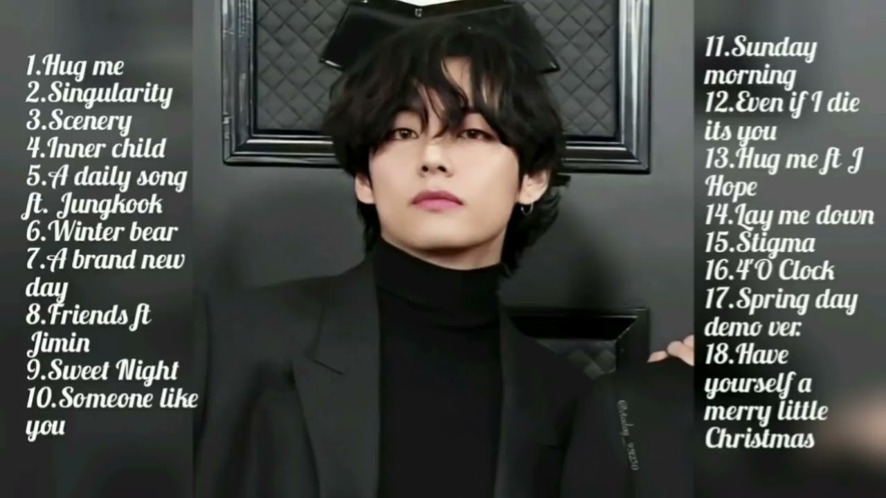 BTS Taehyung Playlist 2022 Updated