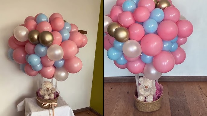 Ballon cadeau naissance fille - Ambiance-party