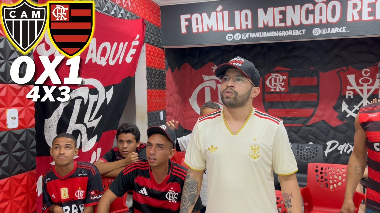 ELIMINADOS ! REACT - ATLÉTICO MG 0(4X3)1 FLAMENGO - COPA DO BRASIL 2025- DISPUTA DE PÊNALTIS