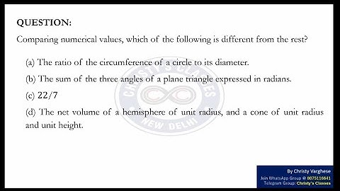 A question on finding the odd one out | CSIR-NET Dec 2016 | General Aptitude | Anju Mariam Aji