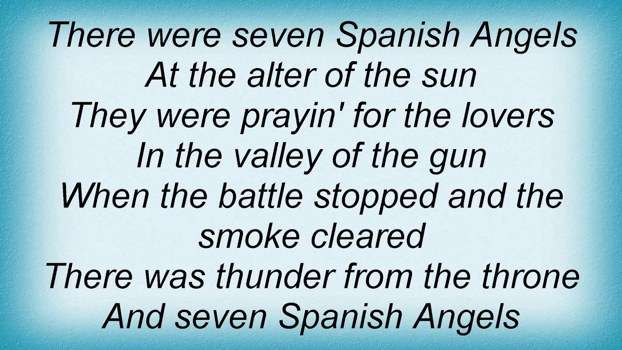 George Canyon - Seven Spanish Angels Lyrics - YouTube