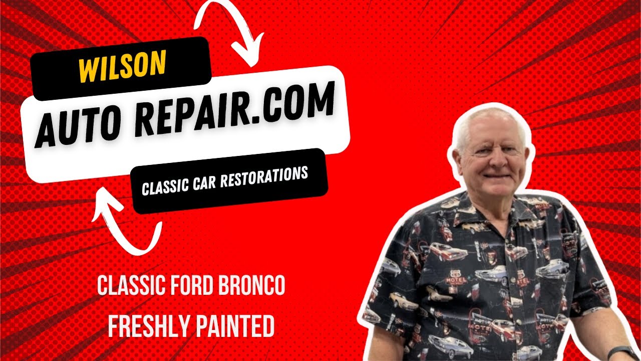 Classic Ford Bronco freshly painted green