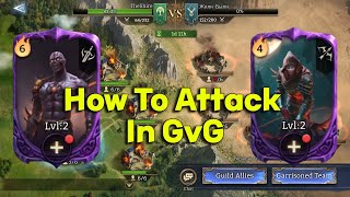 How To Attack In GvG! | Watcher of Realms