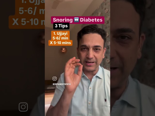 😃 Snoring - Diabetes - 3 Tips #diabetesreversal #diabetes #obesity #english #snoring