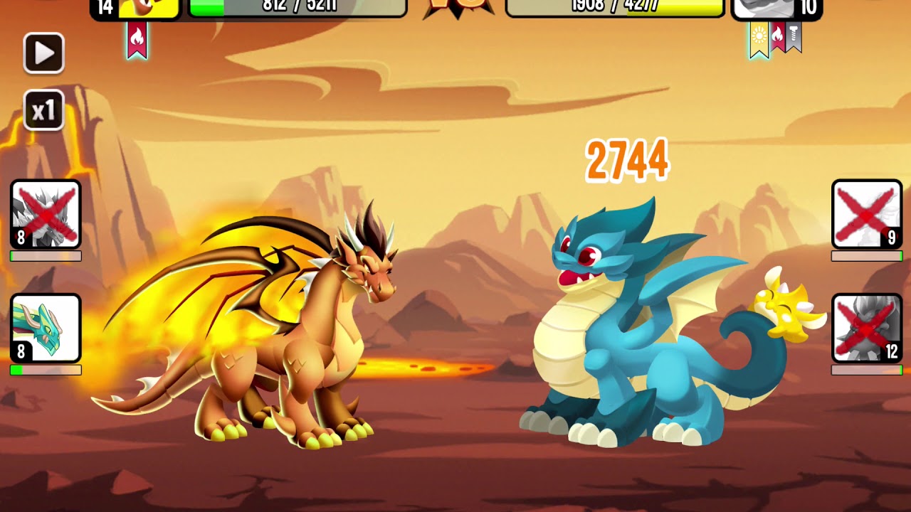 is dragon city idle game