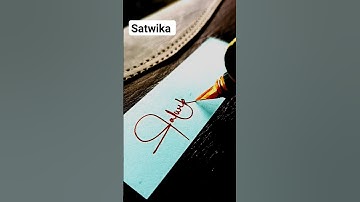 Satwika | Letter S Signature  #calligraphy #signature #signaturestyle #handwriting #shorts