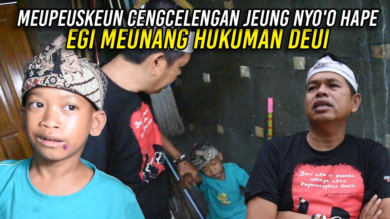 EGI KEMBALI MENDAPAT HUKUMAN KARENA PECAHIN CELENGAN DAN MASIH MAIN HP