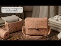 Crochet bag from a single stitch😍 Let’s crochet 🧶 beginners friendly bag 🥰