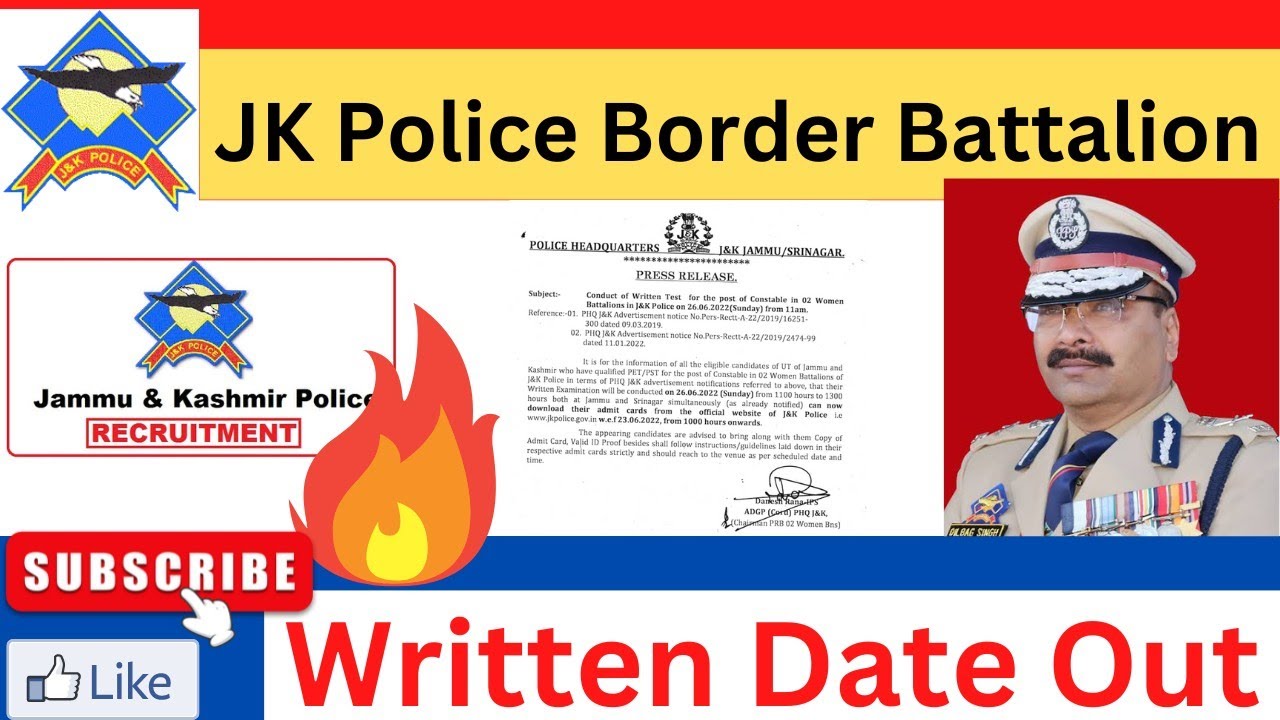 JKP Border Battalion written Update 🔥