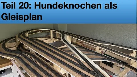 #20 Gleisplan: Hundeknochen I Fahrvideo I Bau einer Modelleisenbahn I Märklin H0 C-Gleis
