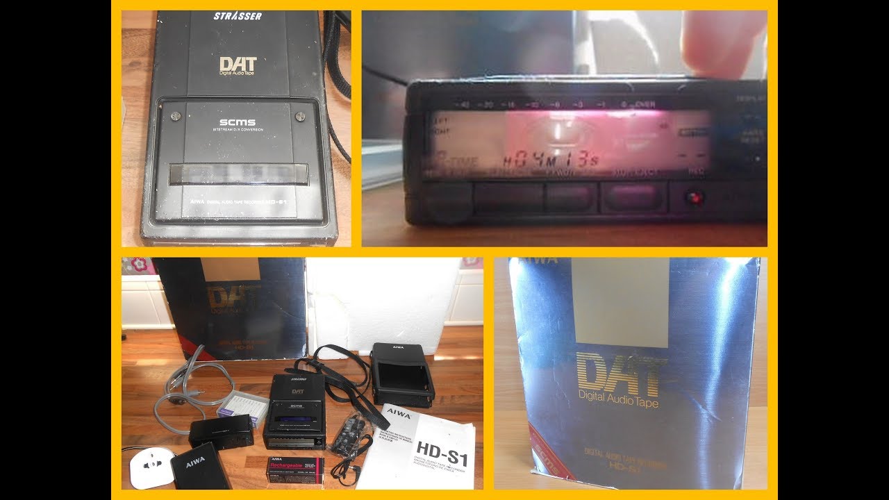 Aiwa HD-S1 DAT Digital Audio Tape Recorder & Analog Digital A/D
