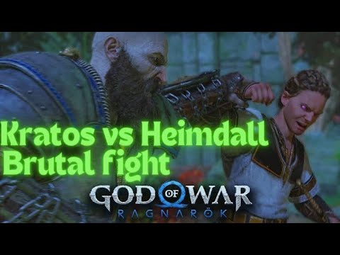 KRATOS VS HEIMDALL  Dublado PT-BR, Boss Fight COMPLETA - God Of